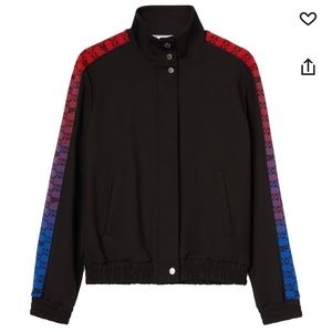 OFF WHITE MONOGRAM BAND TRACK JACKET